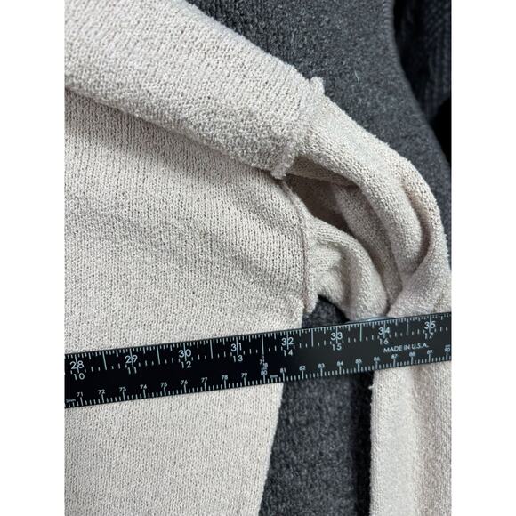 Andree by Unit Knit Sweater Women's Size M Beige Oversized Long Sleeve - Picture 7 of 7